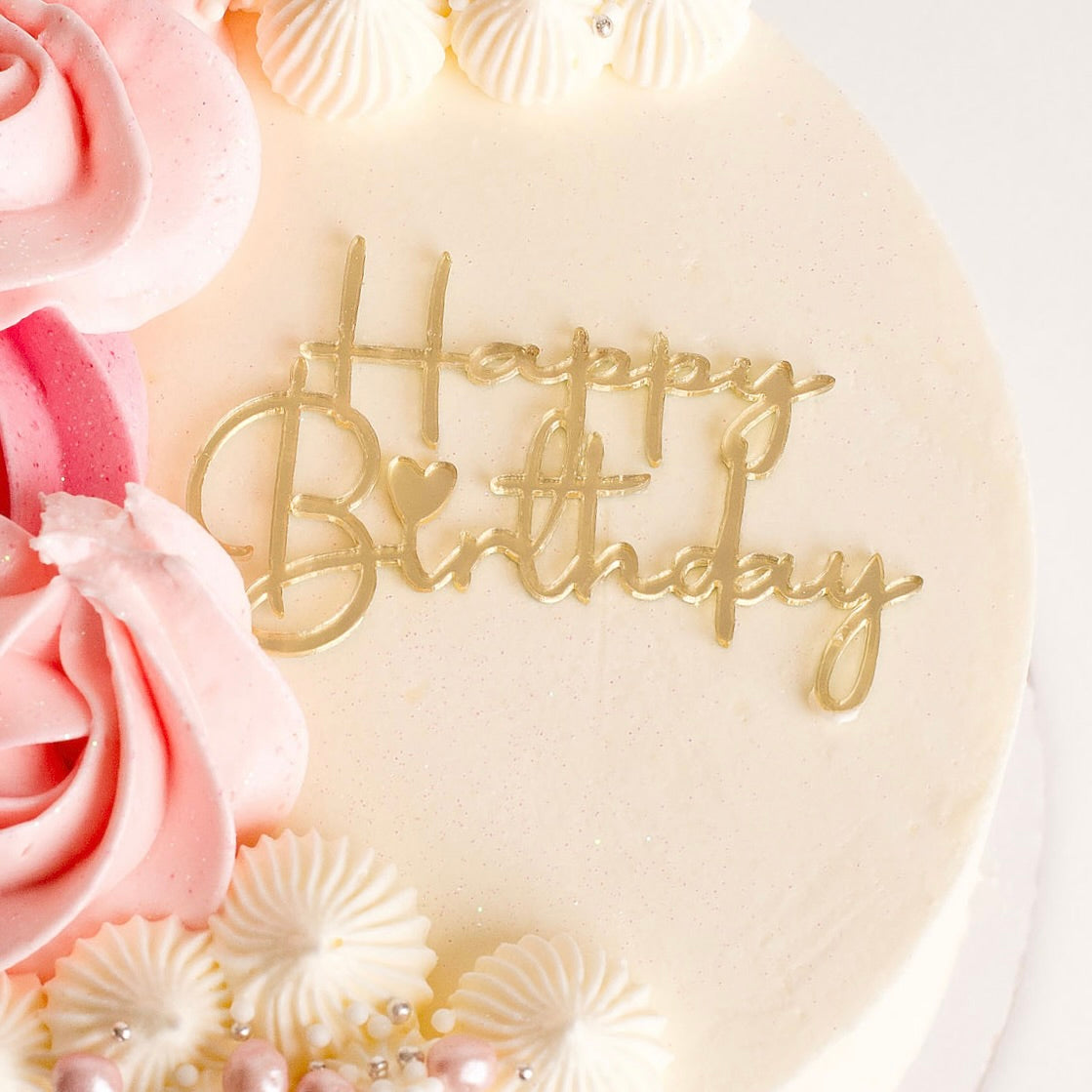 happy birthday message - non edible