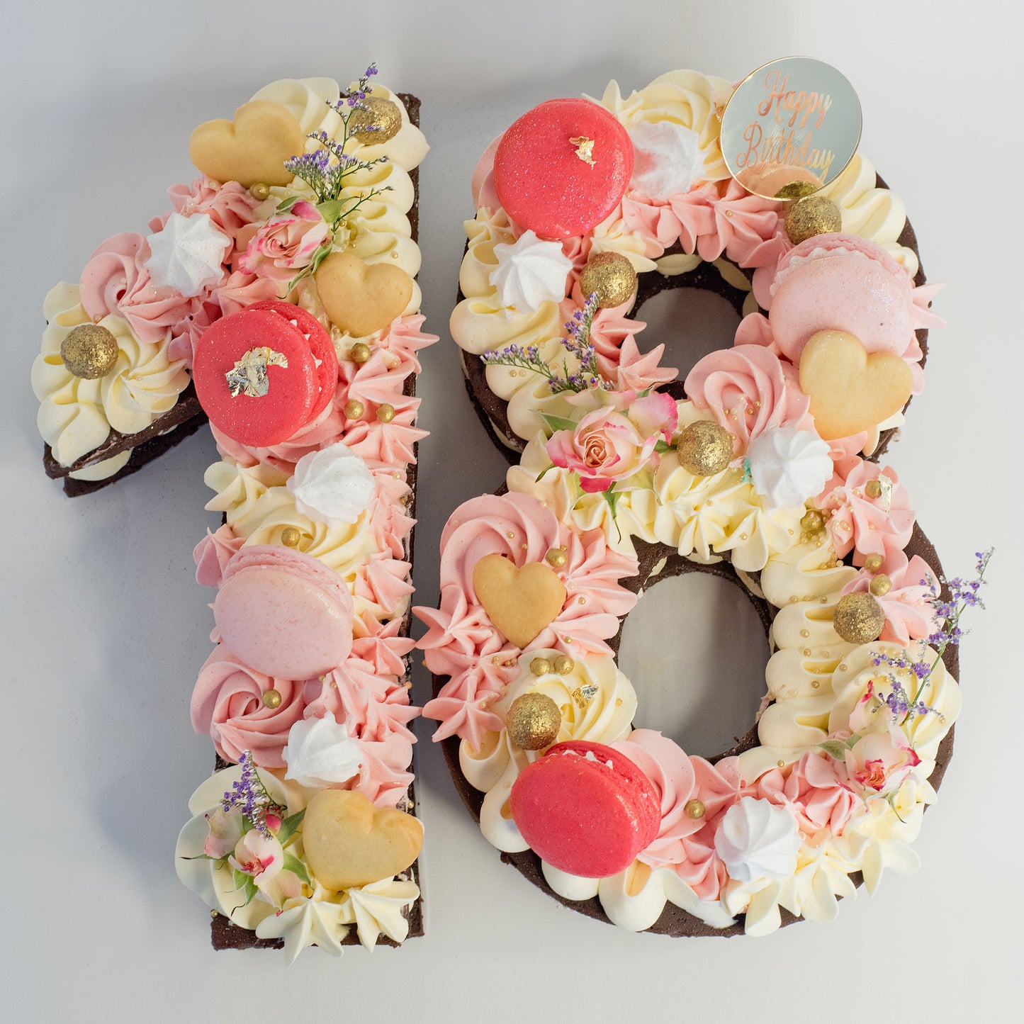 Grand "Shades of Pinks" - Fudge Truffle Numbers