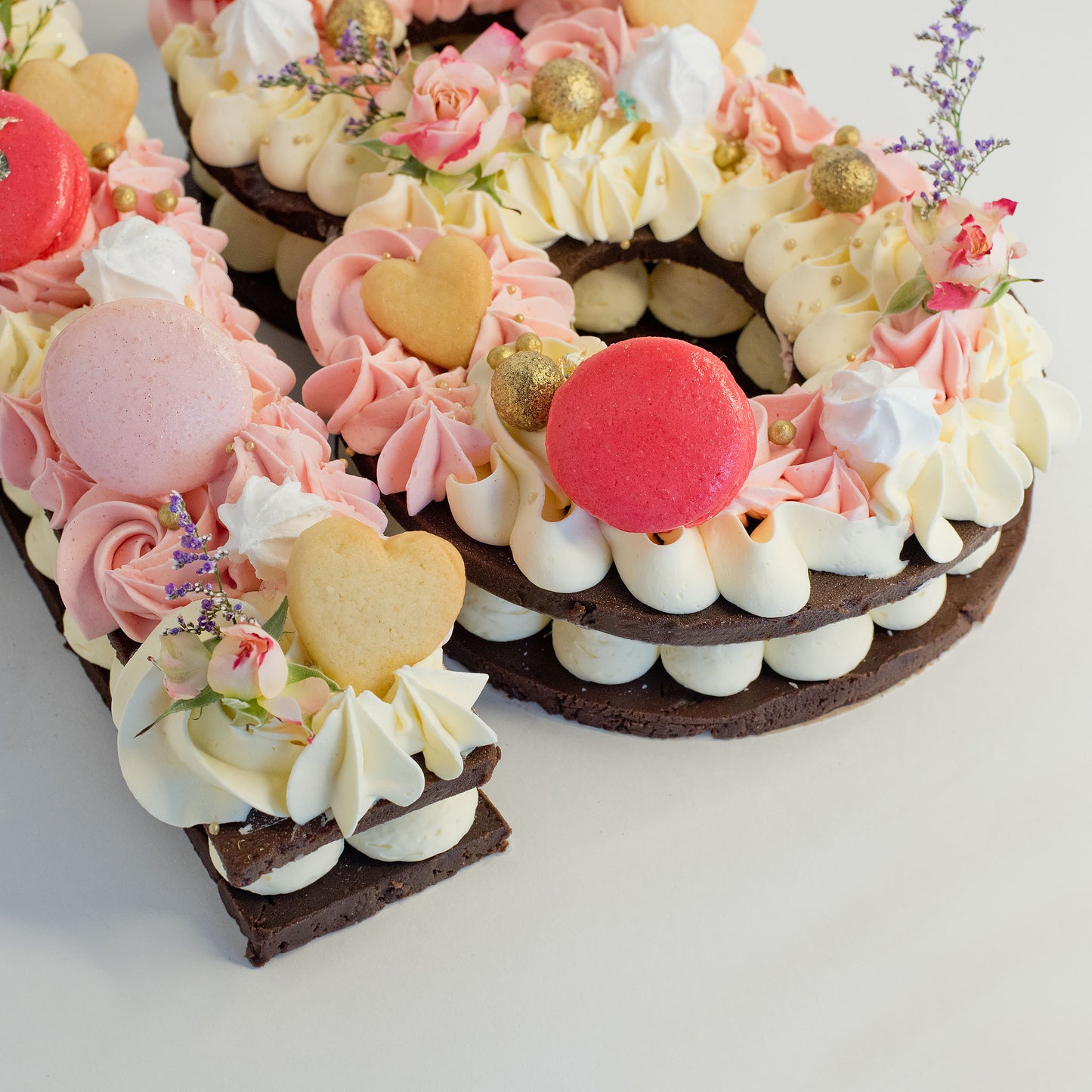 Grand "Shades of Pinks" - Fudge Truffle Numbers