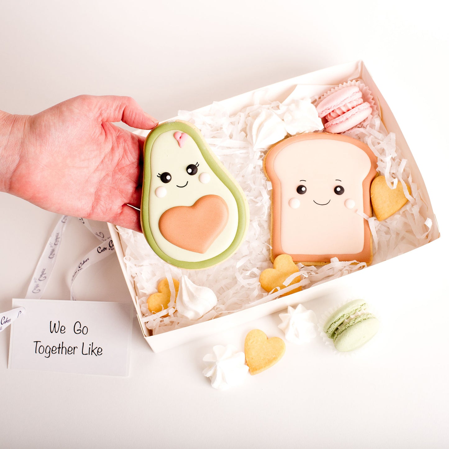 Avocado and toast cookies, Cute Cakes & Co, Cute cookies, sugar cookies, Brisbane cookies, Cute Cookies