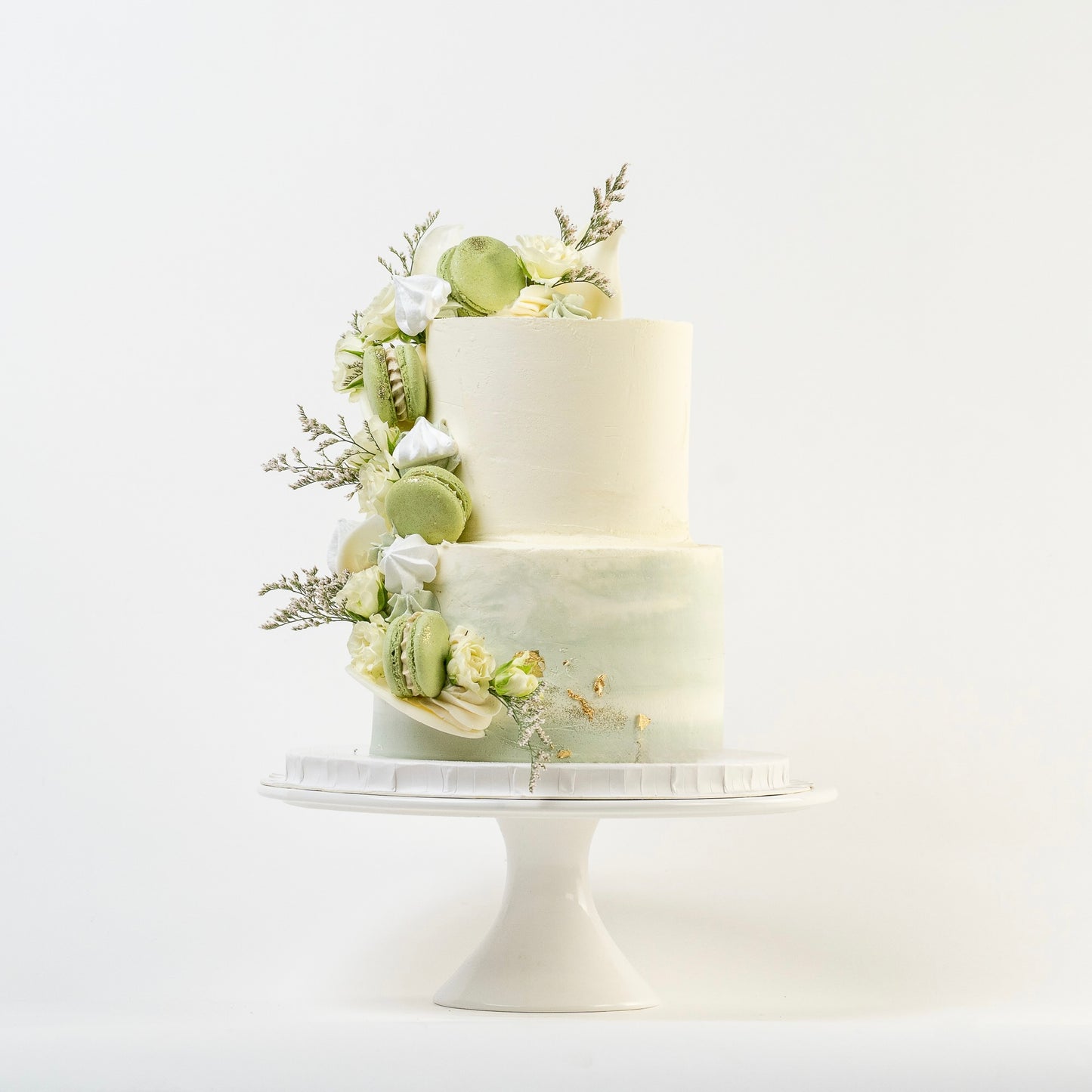 Two tier - Chantelle White & Greens