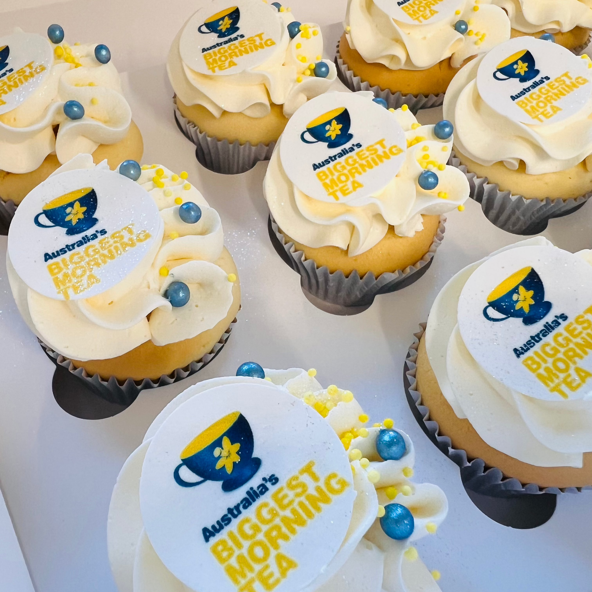 Austraila's biggest morning tea, Cupcakes, Cute Cakes and co, cupcakes for the office, Cancer Council, cake shop near me, cakes in Mitchelton, cupcake in Brisbane