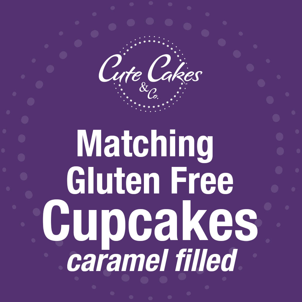 Matching Standard Size Gluten Free Cupcake - 6pk (Caramel filled)