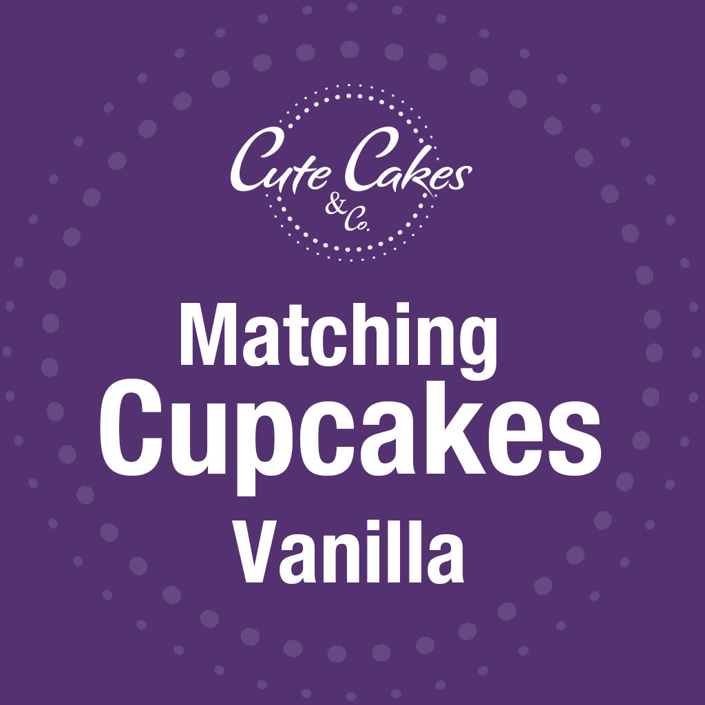 Matching Standard Size Vanilla Cupcake - 12pk