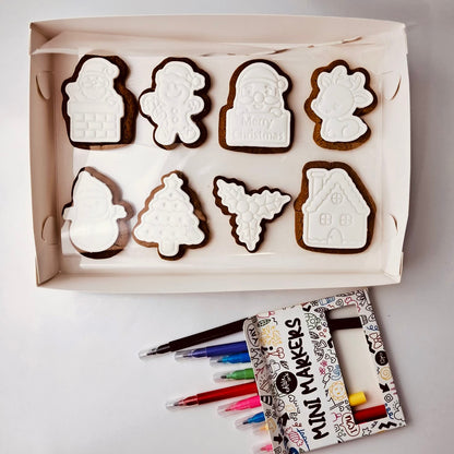 Colour-Me-In Christmas Cookies
