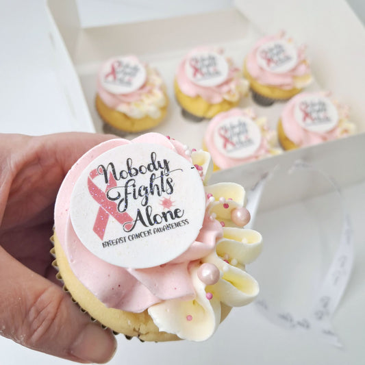 Breast Cancer Awareness Month - Standard Size Cupcakes