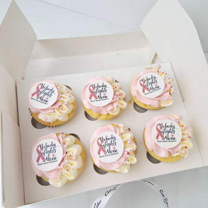 Breast Cancer Awareness Month - Standard Size Cupcakes