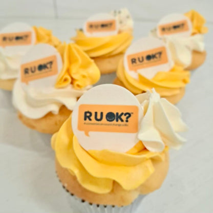 R U OK Day cupcakes