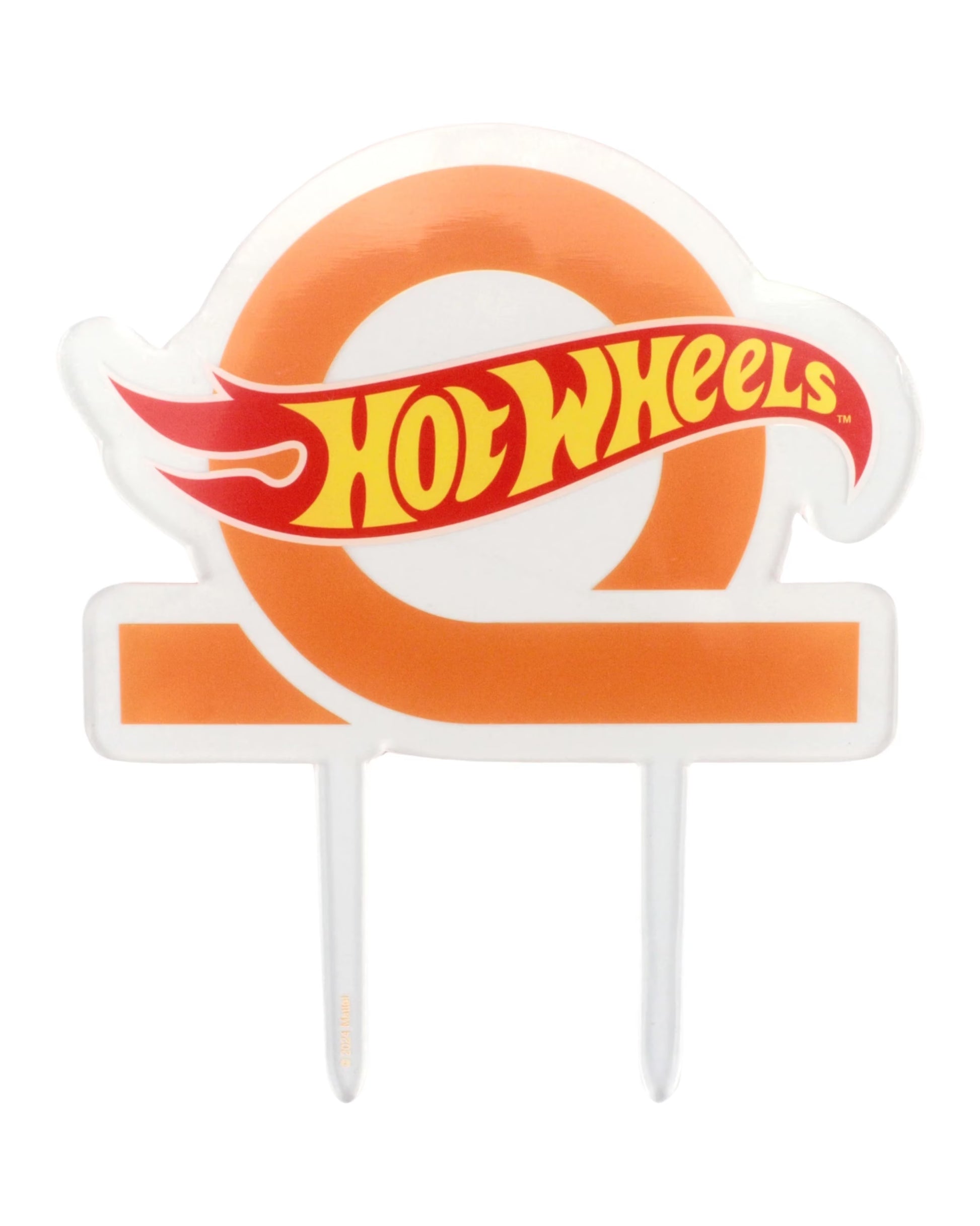 Hot wheels acrylic cake topper