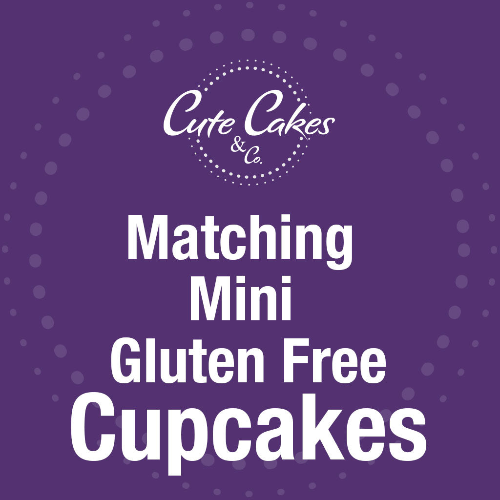 Matching MINI Gluten Free Cupcake - 24pk