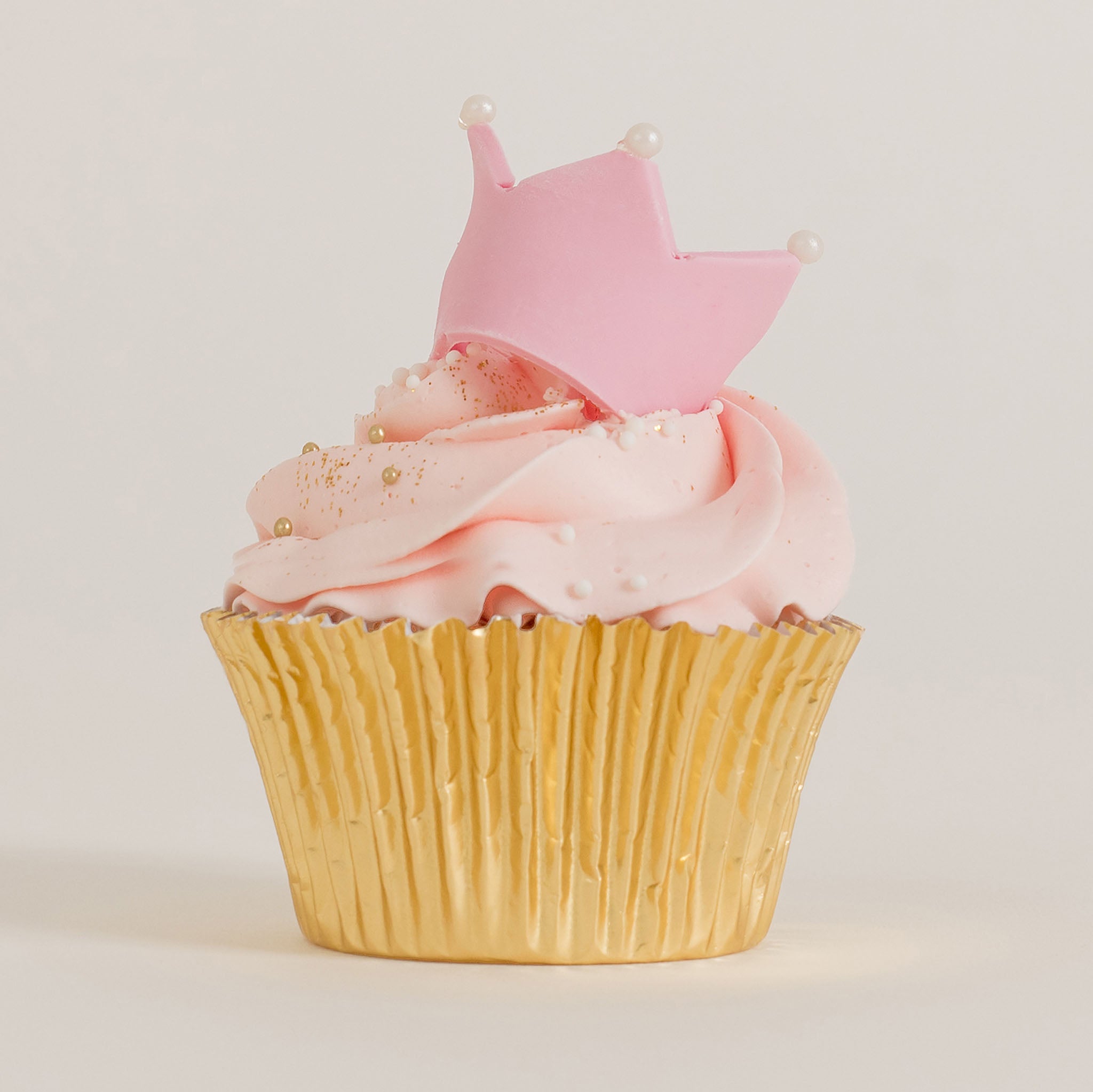 Crown Cupcake Toppers – Pink Fish Designs