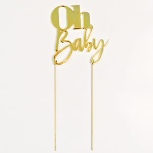 Oh Baby cake topper, Baby shower cake toppers, birthday cakes Brisbane, cakes Brisbane cake shops Brisbane, cupcakes Brisbane, cake shop Brisbane, Cute Cakes & Co, Cute Cakes and Co