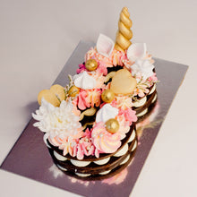 Load image into Gallery viewer, Unicorn Number Cakes (Grand Choc-fudge)
