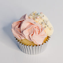 Load image into Gallery viewer, pink cupcakes, designer cupcakes, decorated cupcakes, girl cupcakes, cup cakes, cupcakes, Brisbane cup cakes, Brisbane cupcakes, cakes home delivered, cakes home-delivered, Brisbane home delivered cakes, Brisbane home delivered cupcakes, Cute Cakes &amp; Co, Cute Cakes and Co

