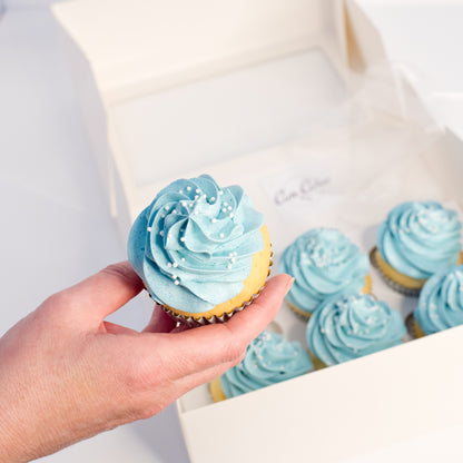 Baby Blue Cupcakes