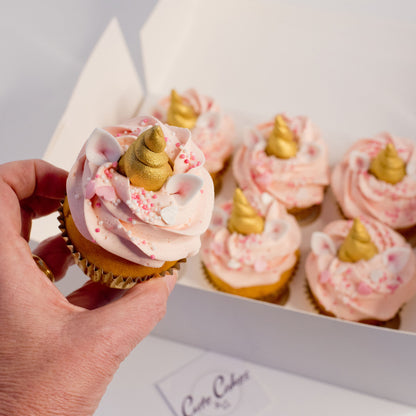 unicorn cupcakes, unicorn cakes, pink unicorn cupcakes, cakes home delivered, cakes home-delivered Brisbane home delivered cakes, Baby shower unicorn cupcakes, baby shower cakes, baby shower cupcakes, birthday cupcakes, Brisbane birthday cupcakes, birthday cupcakes for girls, birthday cakes for girls, Cute Cakes & Co, Cute Cakes and Co