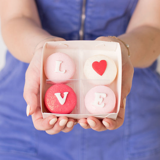 L-O-V-E  macarons