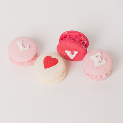 L-O-V-E  macarons