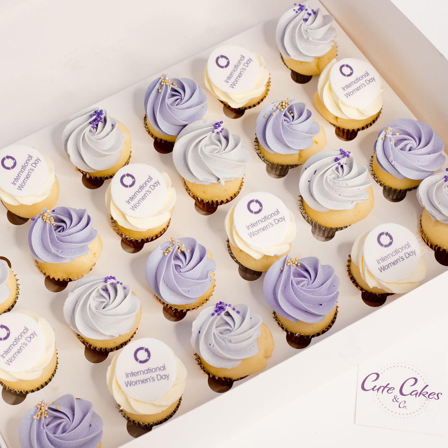 International Women's Day Mini cupcakes