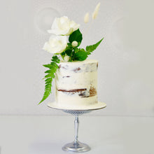 Load image into Gallery viewer, Beautiful, elegant and charming semi-naked cake decorated with a sophisticated flower arrangement. Cute Cakes &amp; Co, Cute Cakes and Co Brisbane.

