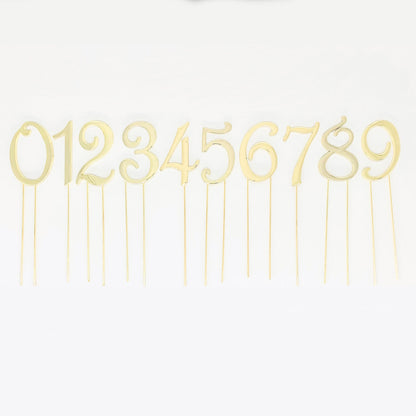 Personalise your cake and make it yours with number cake toppers - in gold. birthday cakes Brisbane, cakes Brisbane cake shops Brisbane, cupcakes Brisbane, cake shop Brisbane, Cute Cakes & Co, Cute Cakes and Co